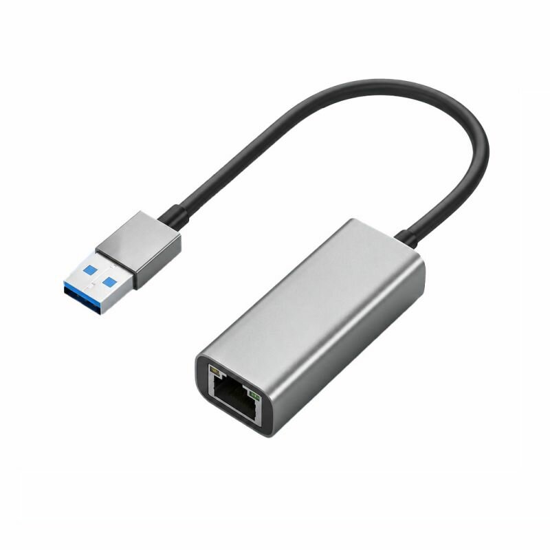 Адаптер TypeC в гигабитный Ethernet преобразователь порта RJ45 для ноутбуков с проводным Ethernetпортом и докстанцией