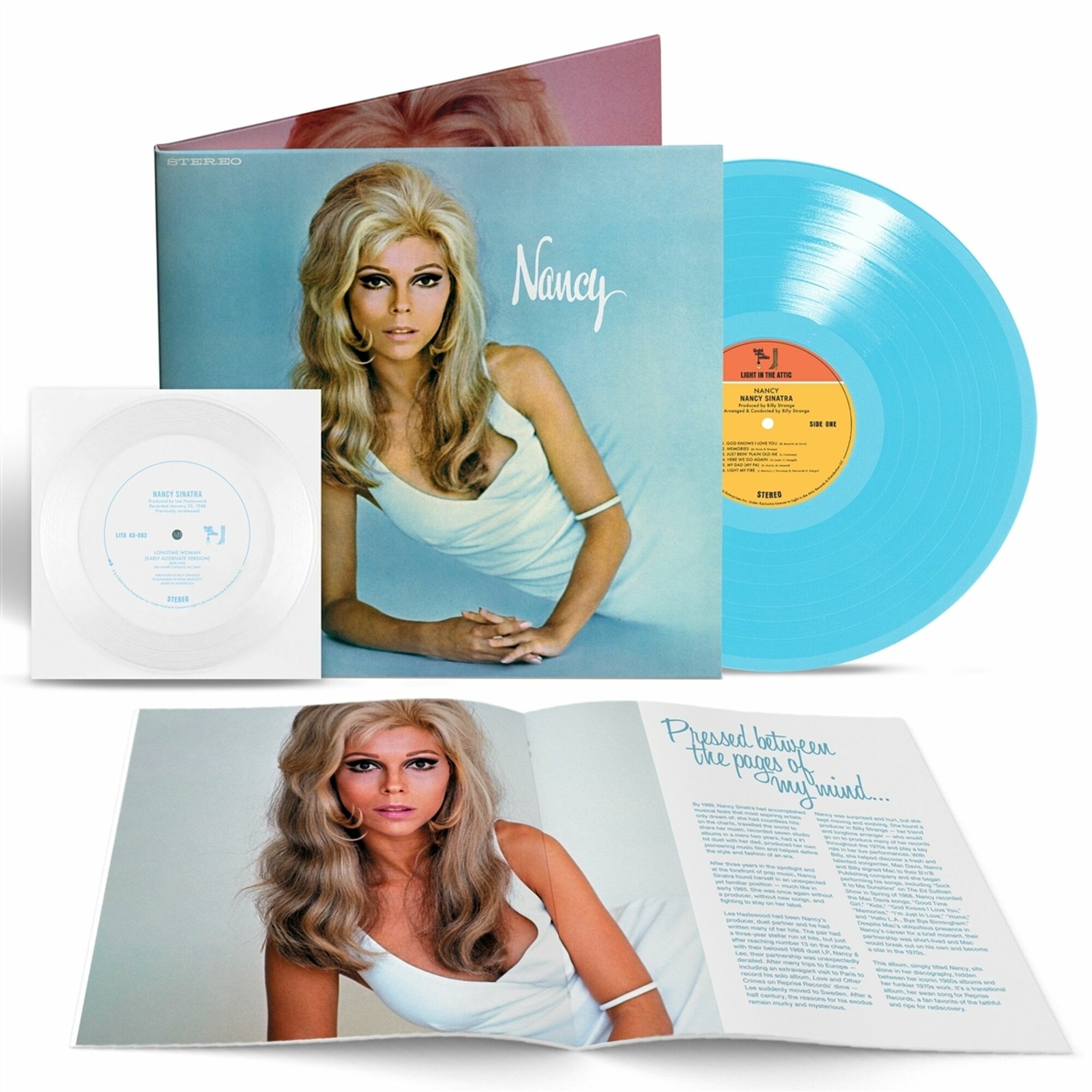 Виниловая пластинка Nancy Sinatra - Nancy (My Mother's Blue Eyes Vinyl) (+ Flexi Record) (LP) (1 LP)