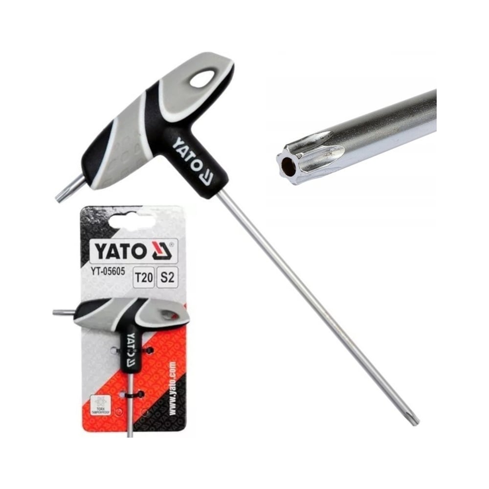 Ключ YATO TORX с Т-образной рукояткой Т20 YT-05605 371305605 092 1