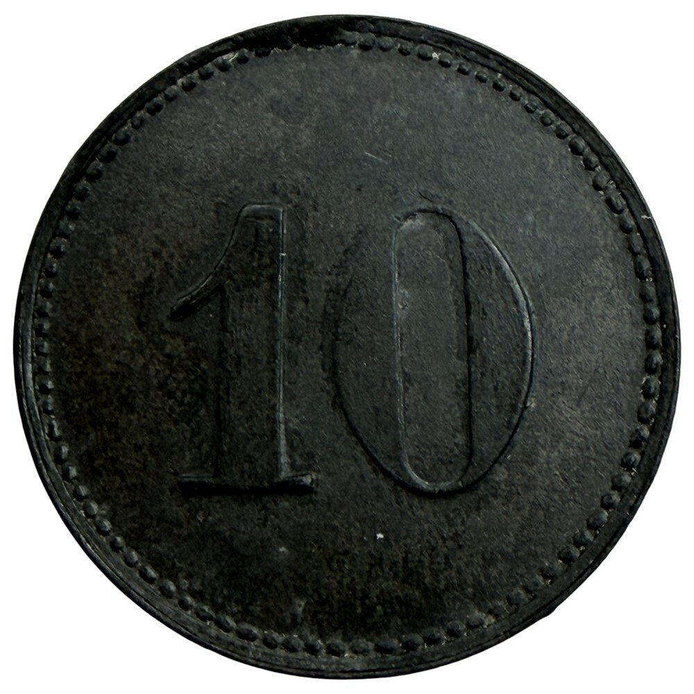 Германия, Германская империя, Тегернзе-Роттах 10 пфеннигов 1917 г.