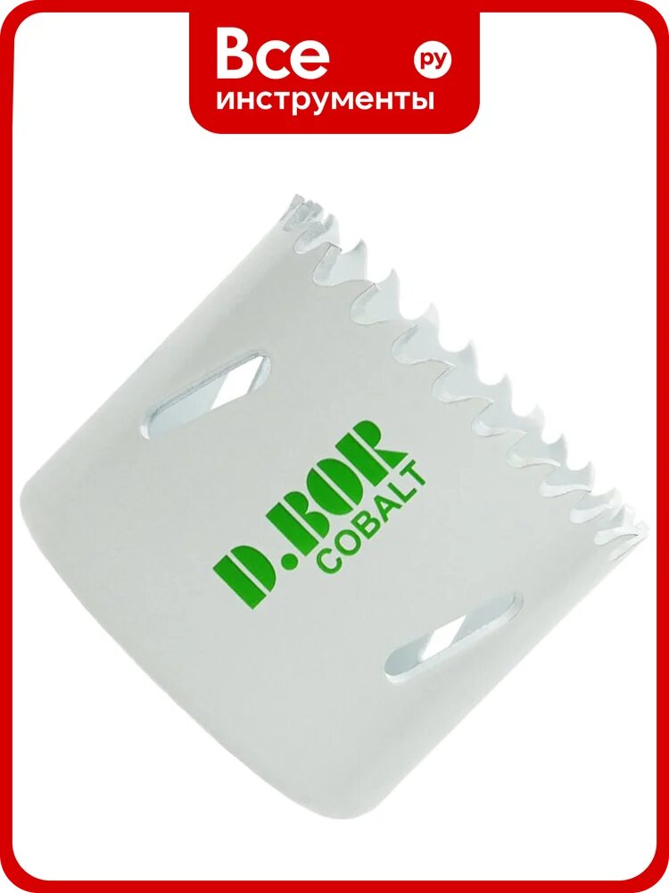 Коронка биметаллическая COBALT M42 79 мм D.BOR D-HS-BIM-CO-38-079