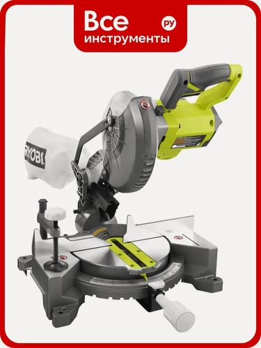 Изображение товара Торцовочная пила Ryobi EMS190DCL, аккумуляторная, 18В, 4500об/мин, 190мм