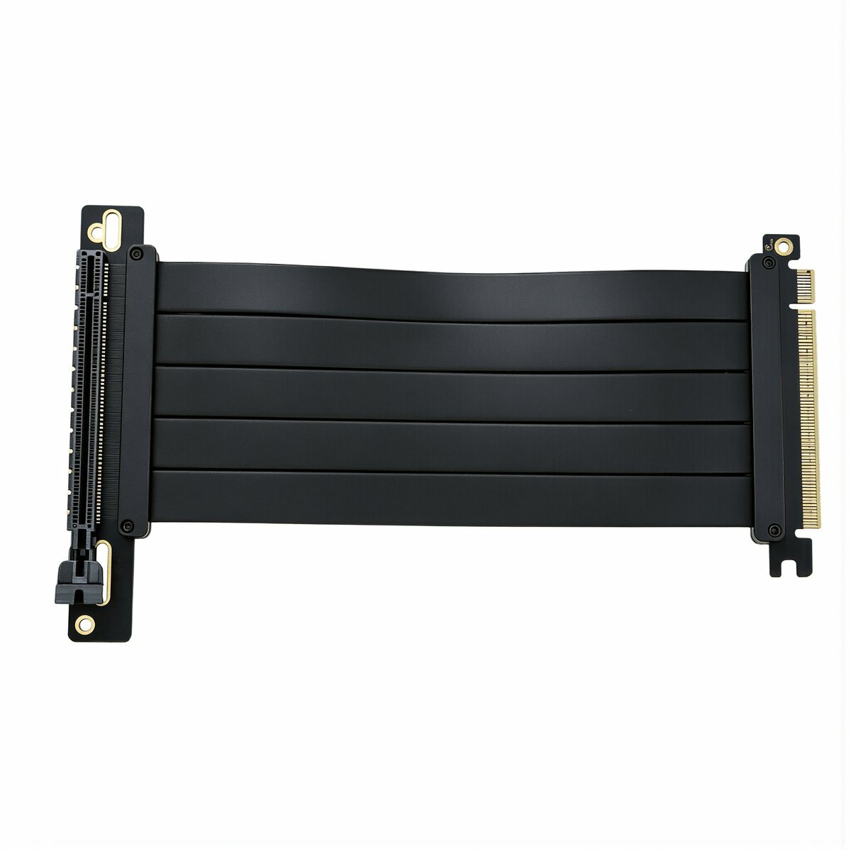 Кабель удлинитель 20 см 90 градусов для видеокарты PCI-E 4.0 x16 плоский гибкий для внутренней установки