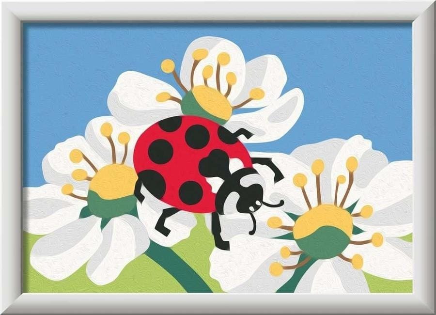 Набор для рисования, росписи Ravensburger creart wild animals божья коровка, для детей от 7 лет