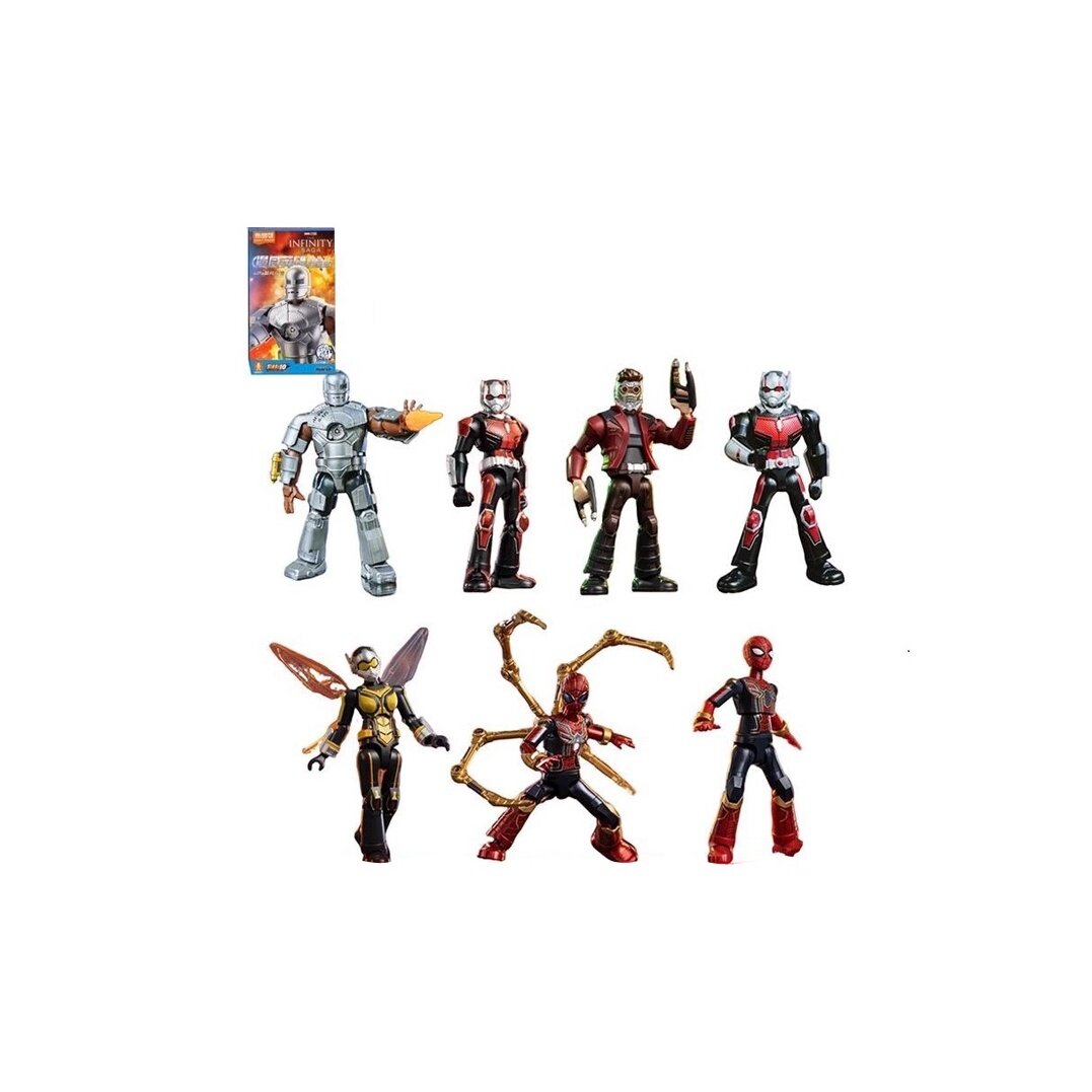 Blokees Marvel Characters Герой Superstar Edition Volume 2 Сюрприз-бокс 1 Слепой бокс Целая коробка 9 шт