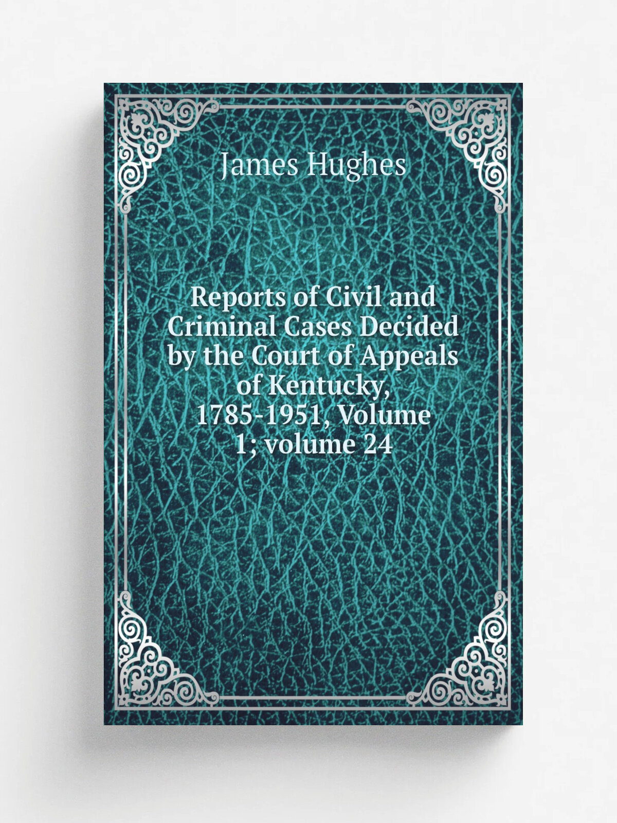 Reports of Civil and Criminal Cases Decided by the Court of Appeals of Kentucky, 1785-1951, Volume 1. volume 24 | James Hughes | Репринт