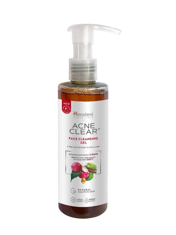 Средство для снятия макияжа Himalaya Acne Clear+, гель для лица против акне, 200 мл