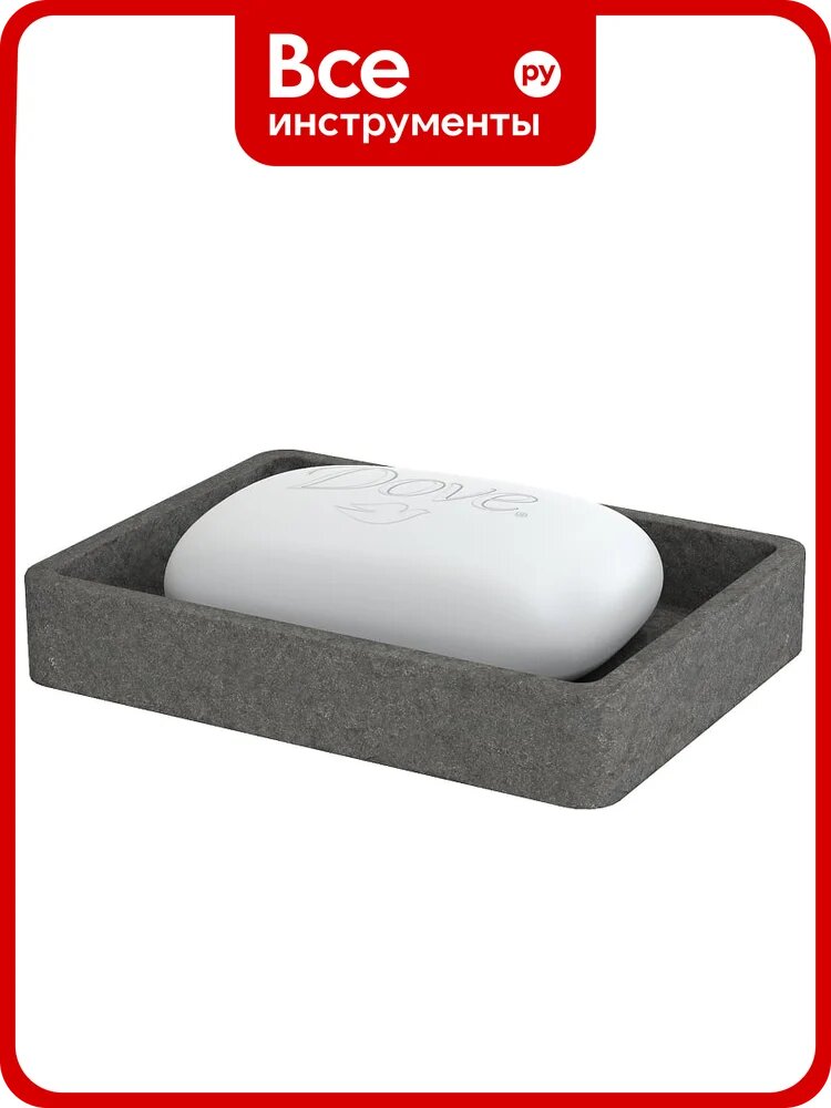 Настольная мыльница FORA STONE BLACK FOR-STN36BL