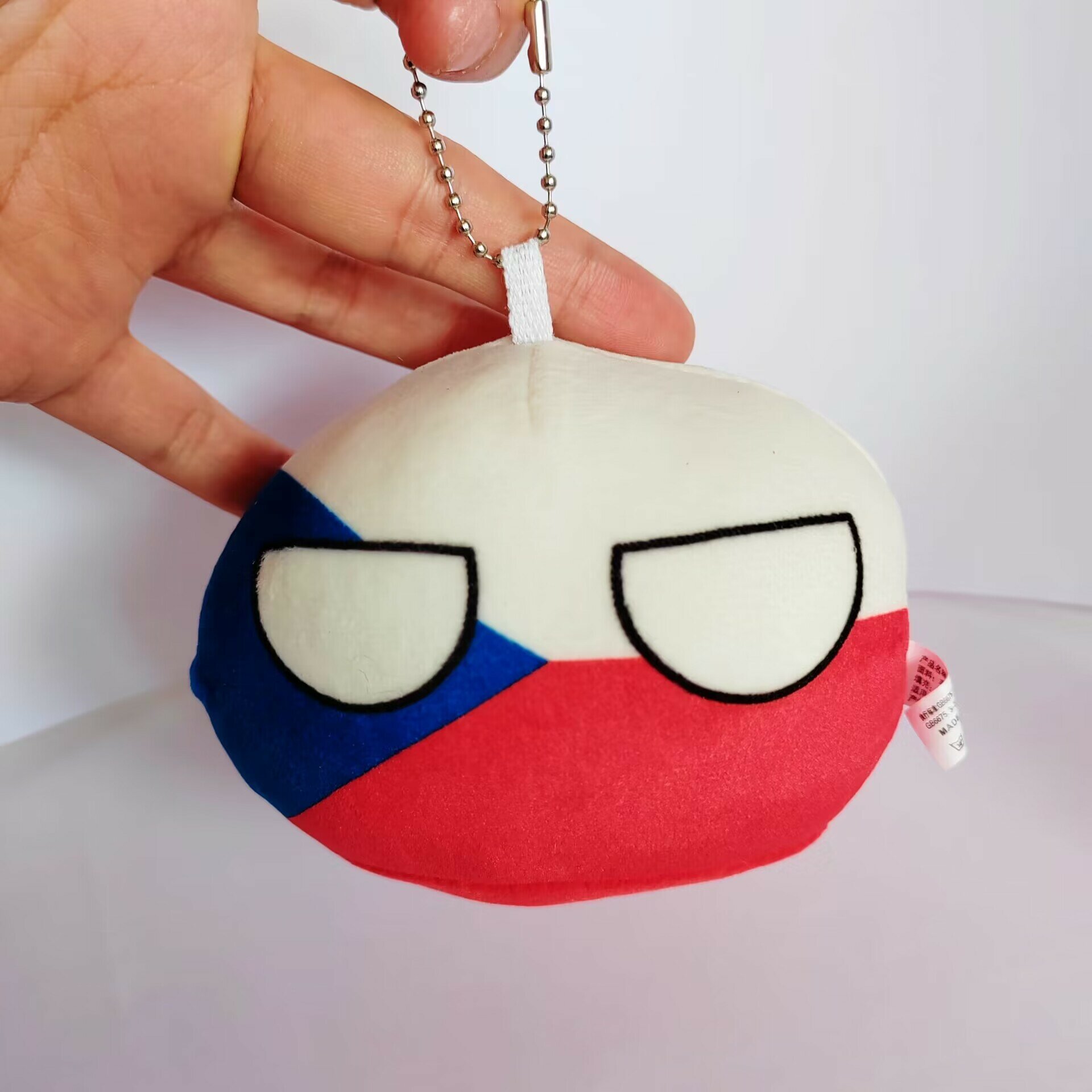 10 см Полбаль Странобаллы Плюшевая Мягкая Игрушка Мемный Мячик Брелок Флаг Декор Чехия