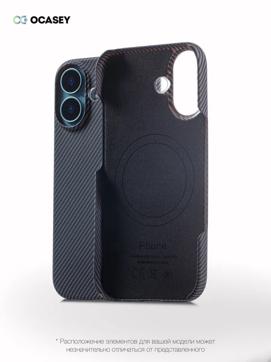 Чехол О'Кейси для Poco X7 Pro, MagSafe, защита камеры, ударопрочный, черный
