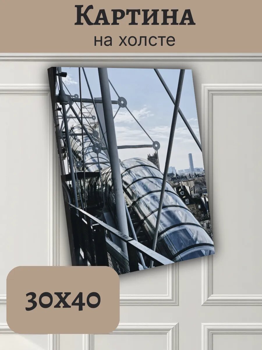 Картина Постер Франция France 30x40 Париж архитектура