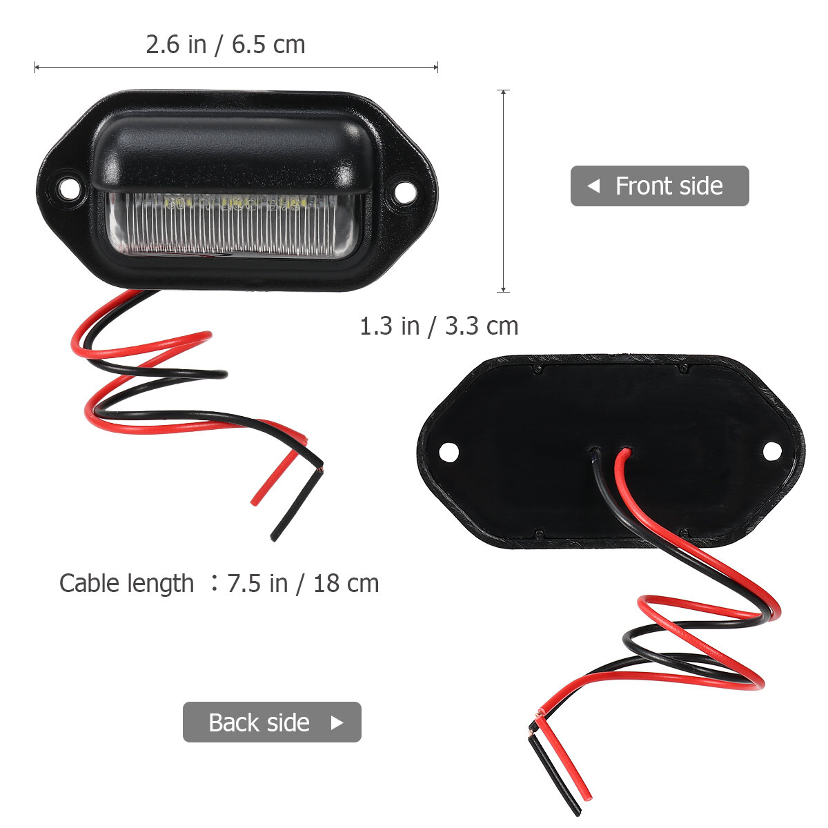 WINOMO 2 ШТ Карта LED Освещение Номера 12V Боковые Маркеры Освещения Или Дверной Шаг Лампы Multi