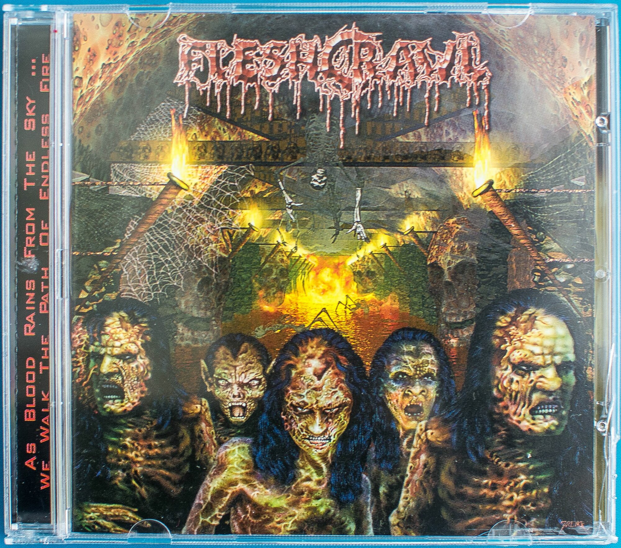 Fleshcrawl As Blood Rains From The Sky . We Walk The Path Of Endless Fire Аудио CD Лицензия