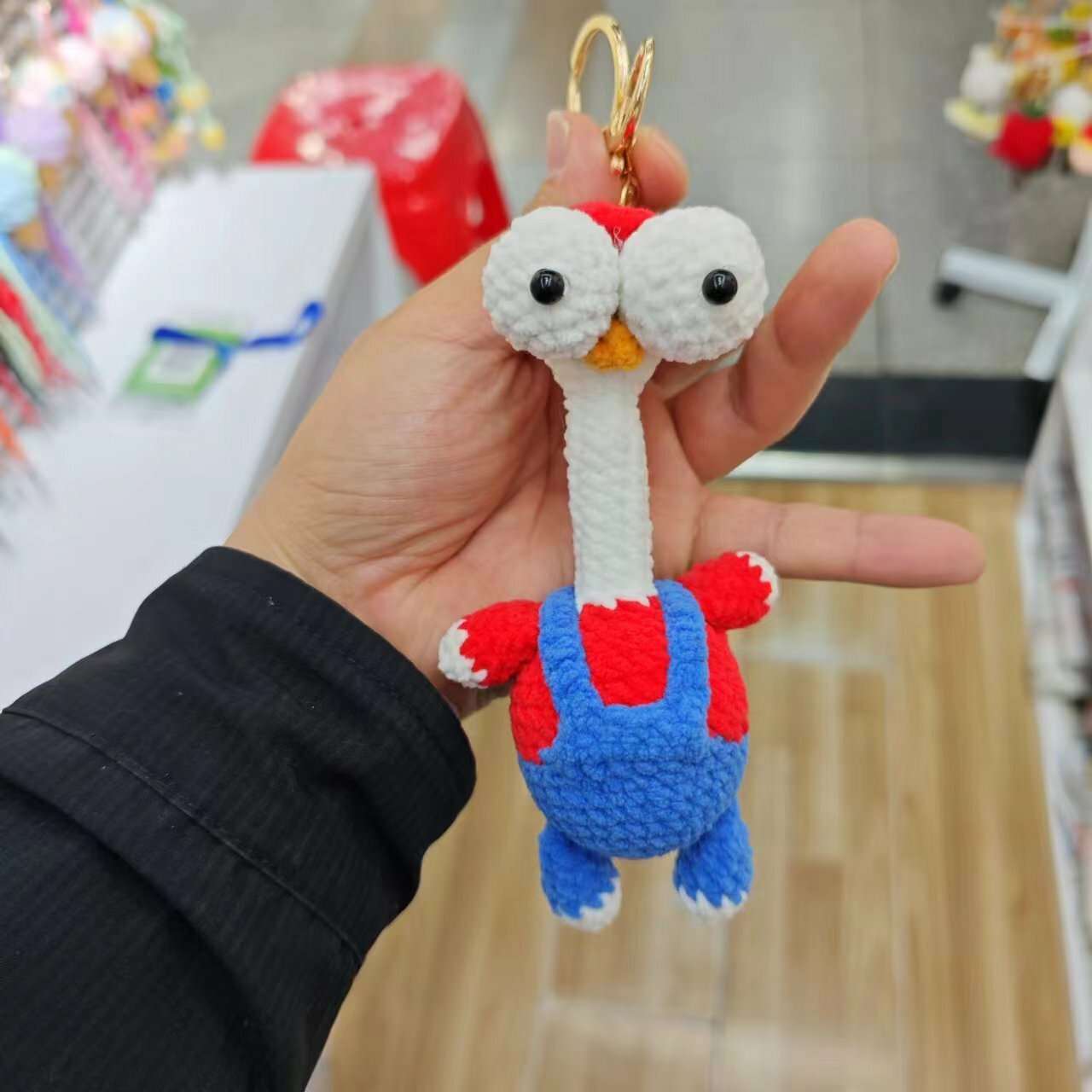 Крючком курица ключевая цепочка, милое животное украшение для сумок и ключей, 12 зодиак коллекция