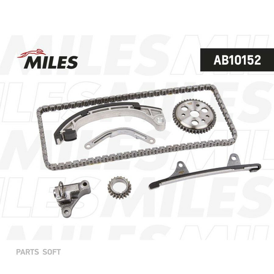 MILES AB10152 Комплект цепи ГРМ TOYOTA 1SZ-FE (INA 553 0273 10) AB10152 MILES AB10152