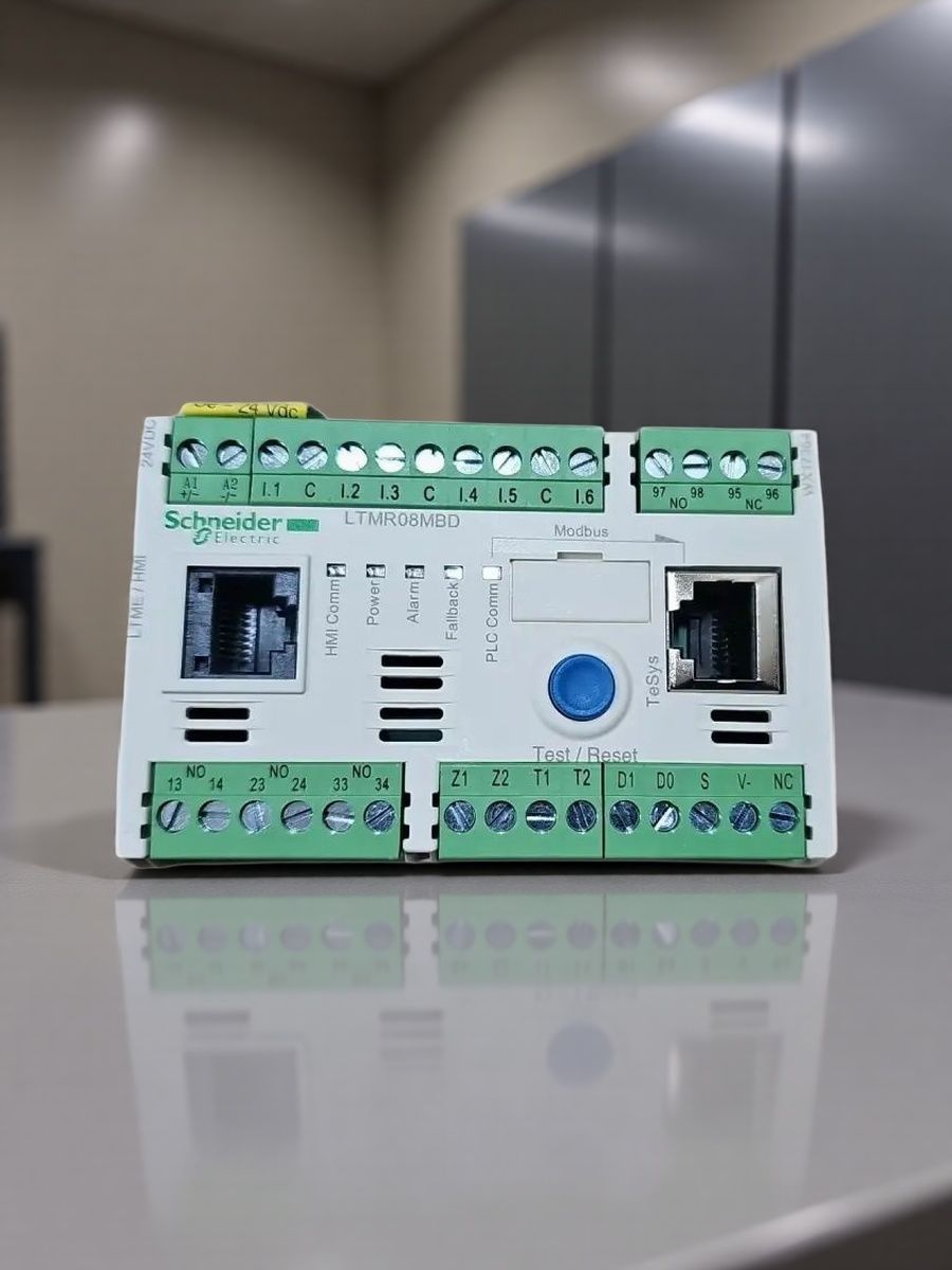 Контроллер защиты электродвигателя LTMR TeSys T - 24 В DC 8 А для Modbus Schneider Electric