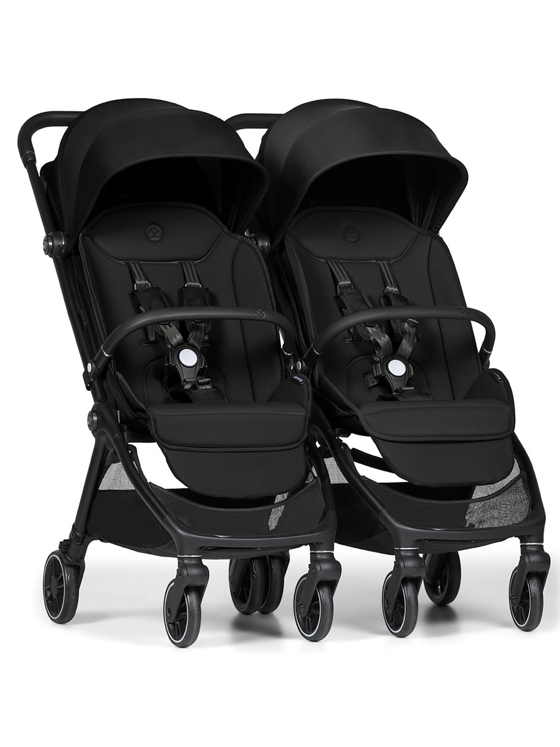 Коляска прогулочная для двойни Bumprider Connect.mini Black (2 коробки)