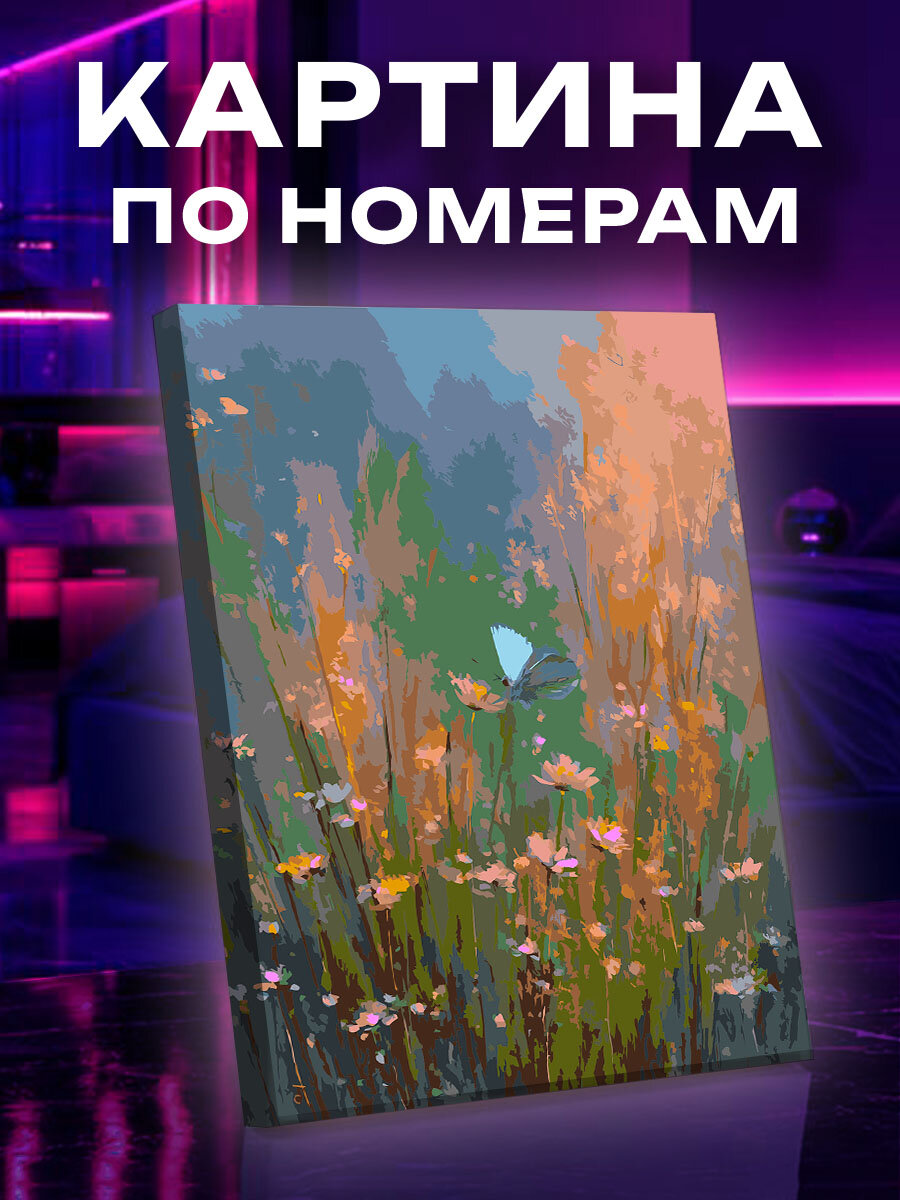 Картина по номерам Бабочка