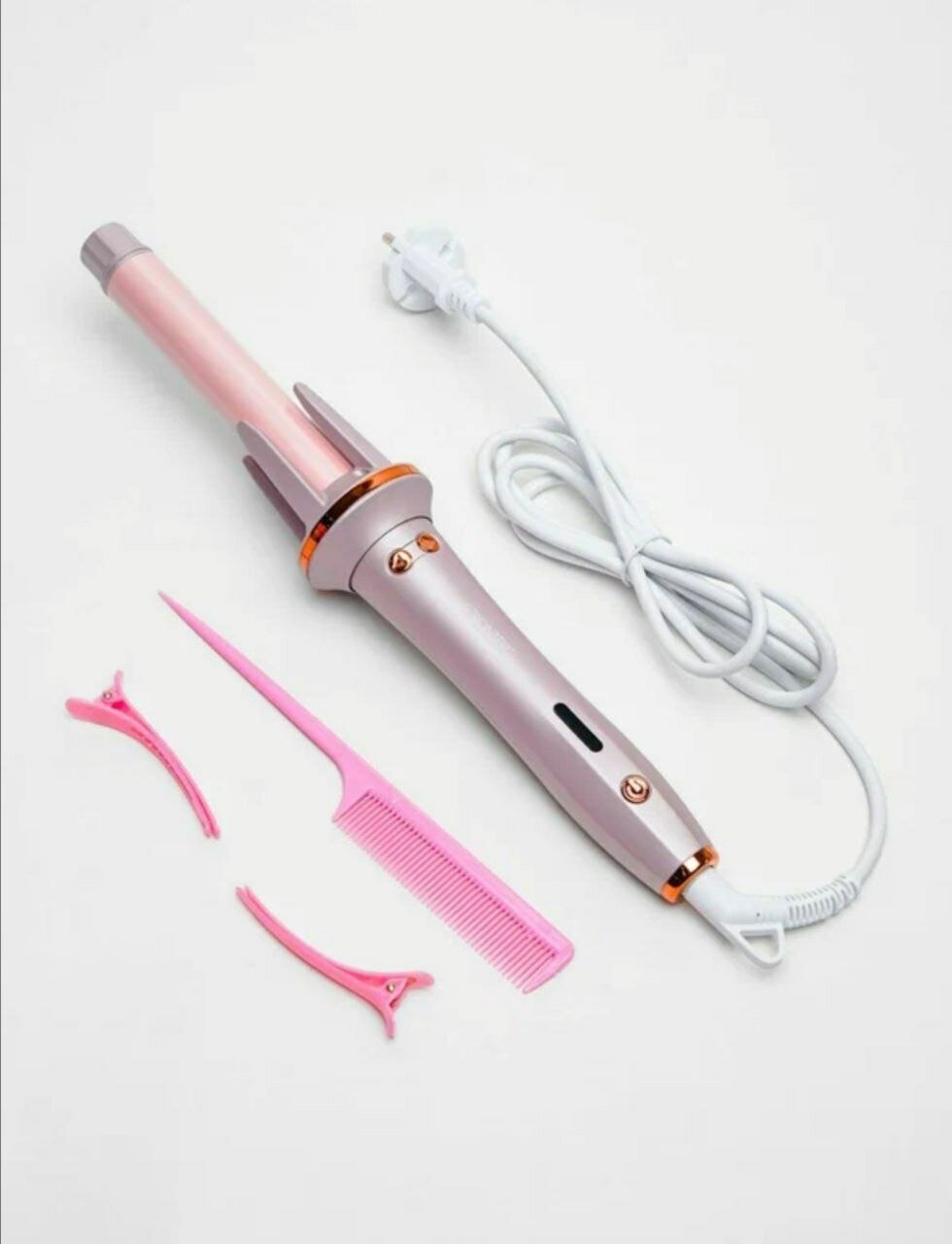 Плойка для волос Cronier CR-2058, керамическая, с ионизацией, 25 мм, 3 температурных режима