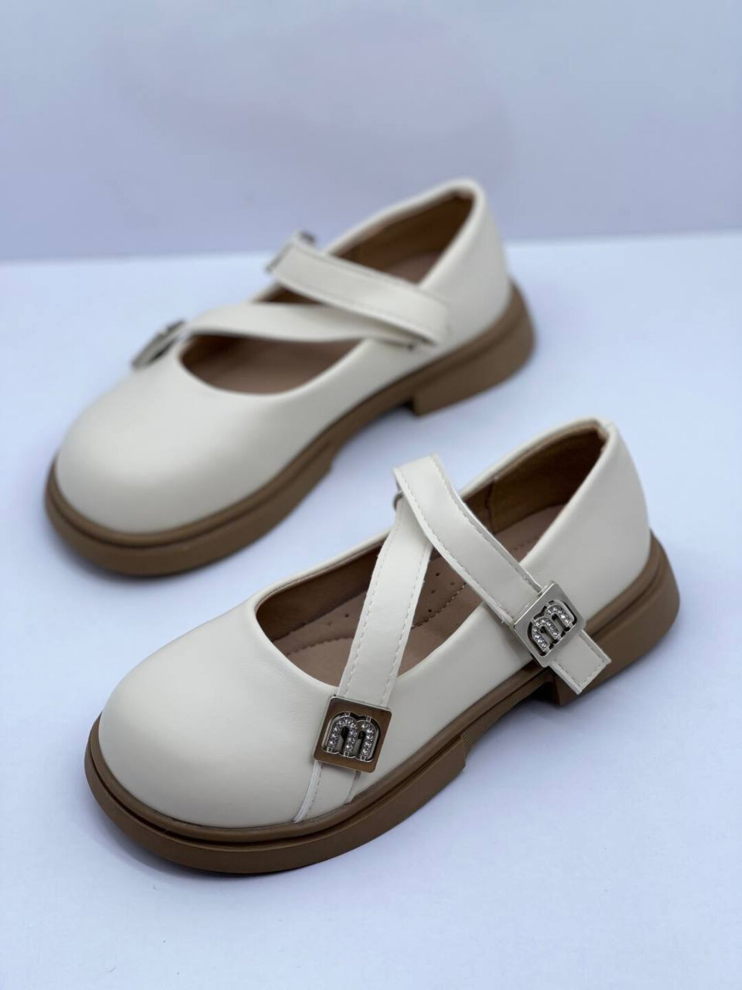 Туфли размер 32, , белый, — фото 1