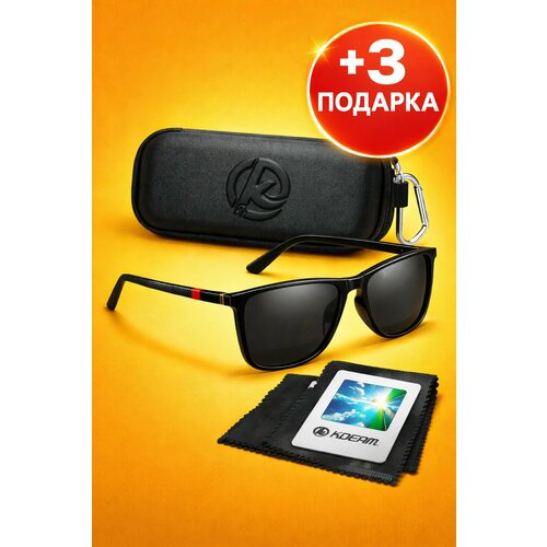 Солнцезащитные очки KDEAM, черный