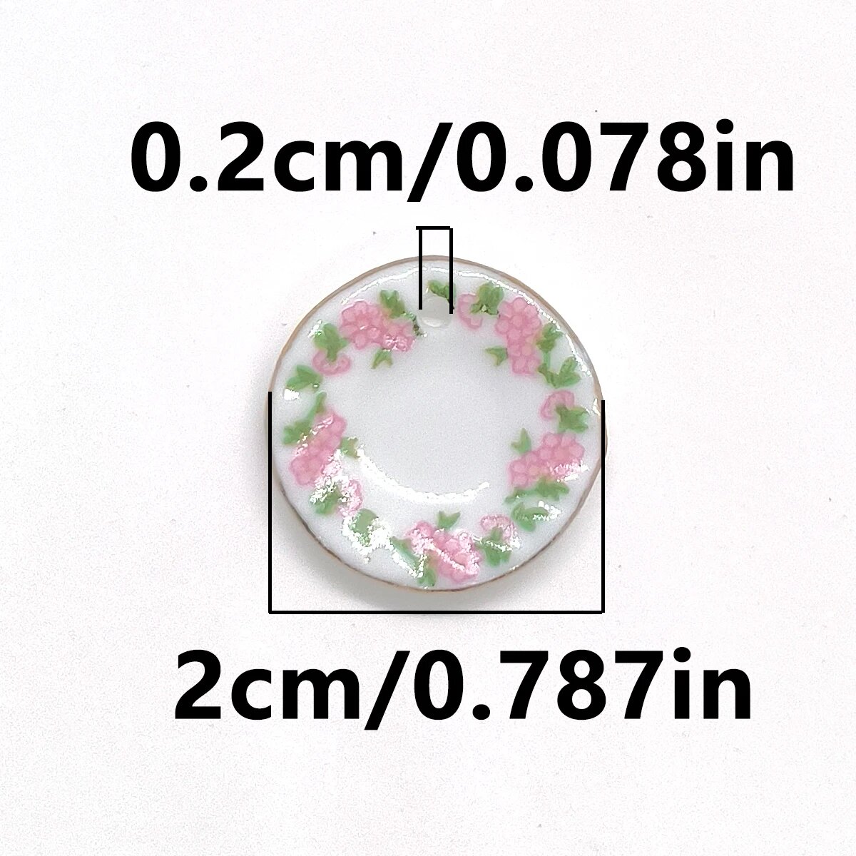 Керамическая чайная чашка, розовый, 1.8 см, 4шт