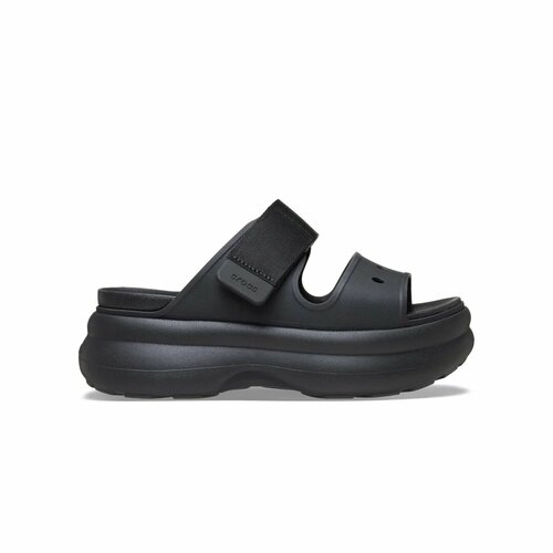 фото Шлёпанцы crocs soho two strap, размер w10 us, черный