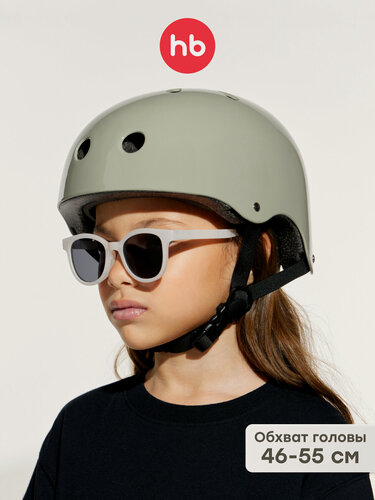 Изображение товара 50018, Шлем детский регулируемый, Happy Baby DRIFTER, шлем защитный, оливковый