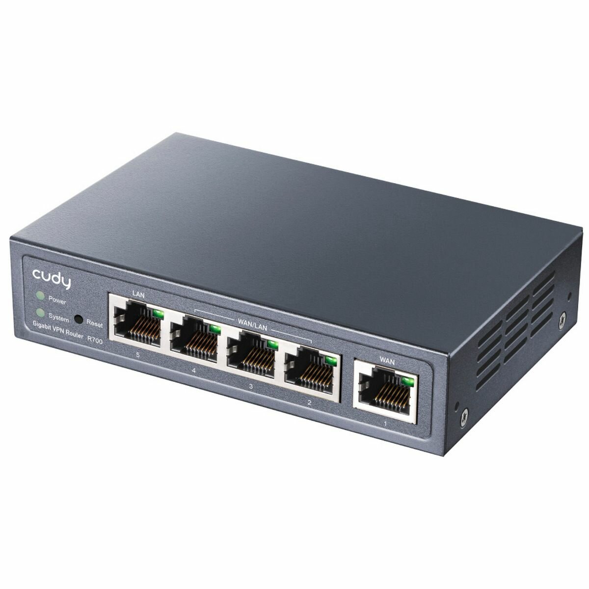 Маршрутизатор Cudy R700, 1хWAN, 1хLAN, 3 LAN/WAN, порты 1 Гб/с