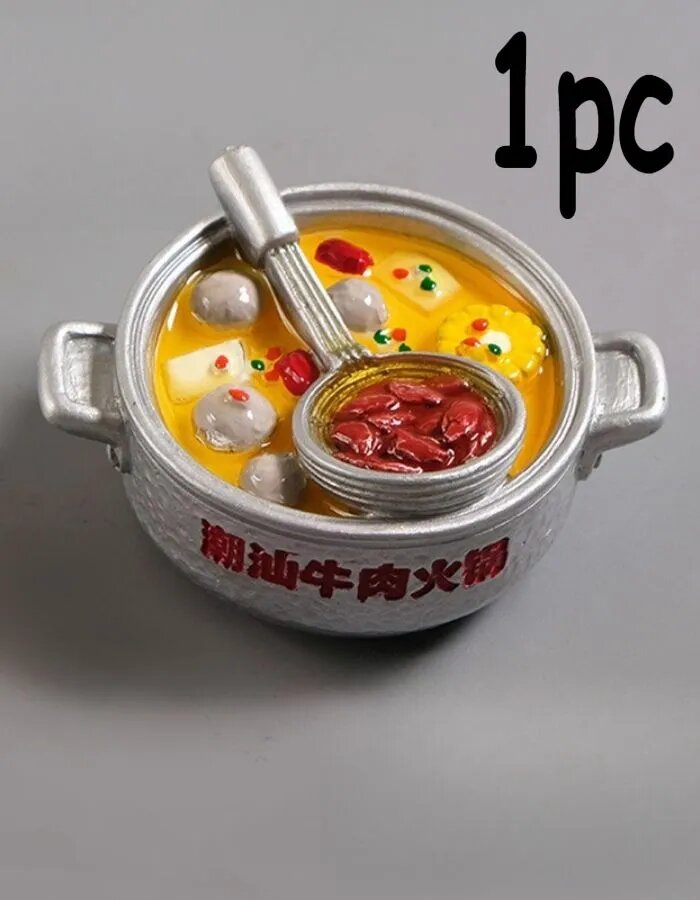 1pc Shantou говядины горячий магнит, подходящий для украшения холодильников или доски объявлений