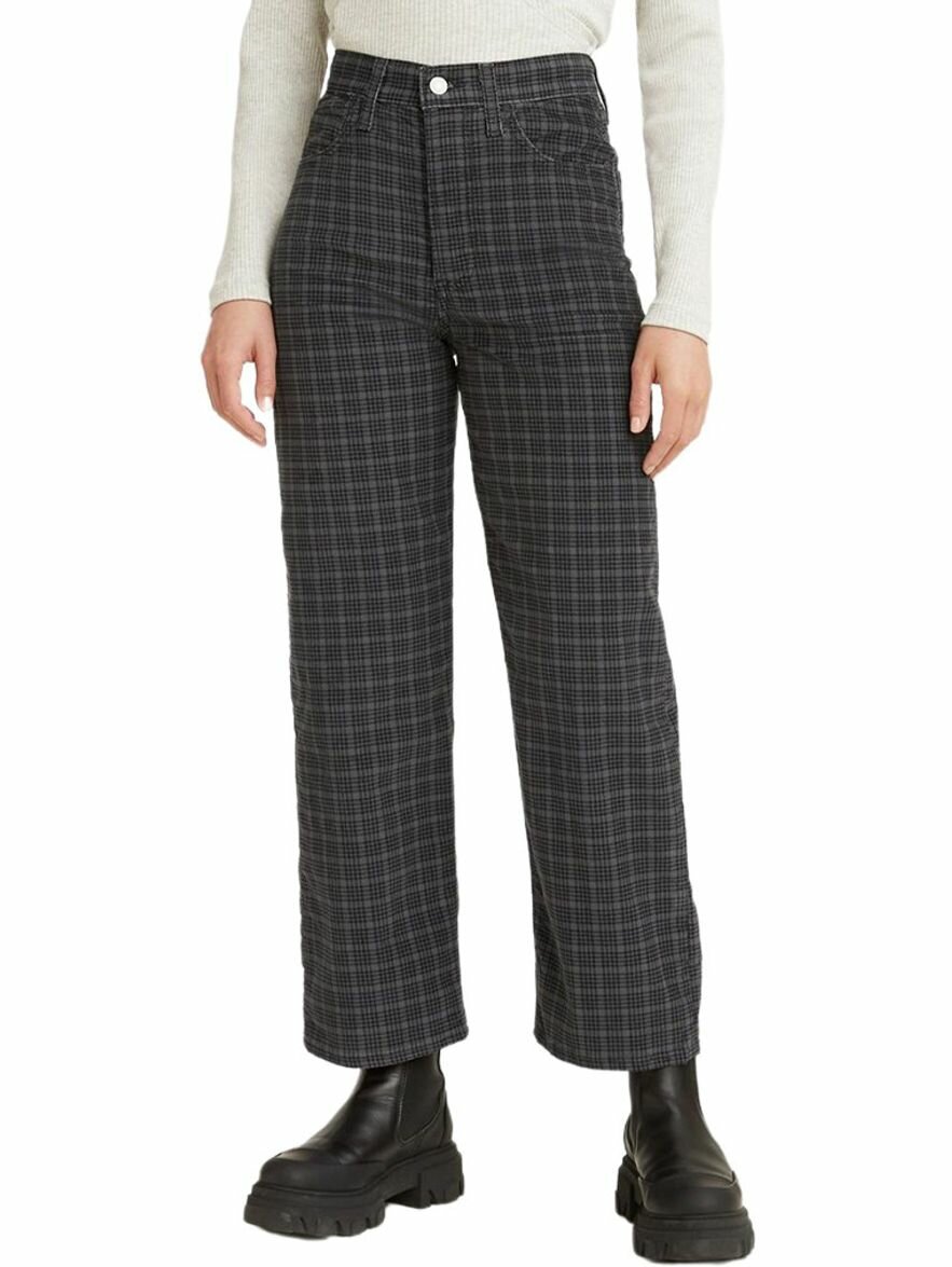 Джинсы мом RIBCAGE STRAIGHT ANKLE 