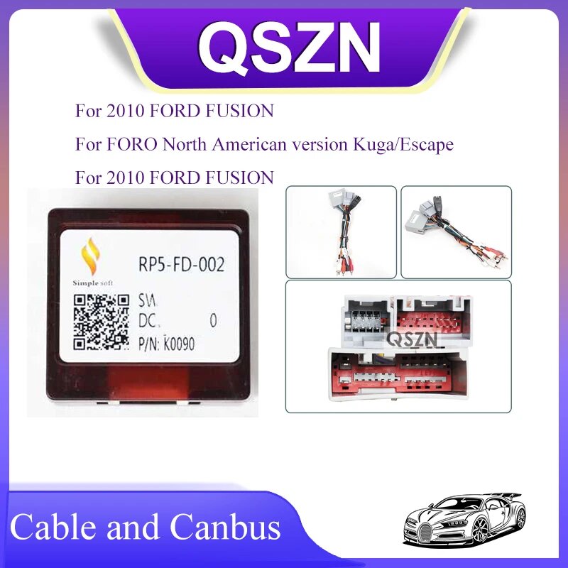 QSZN Canbus Box RP5-FD-002 для Ford Fusion 2010, Set