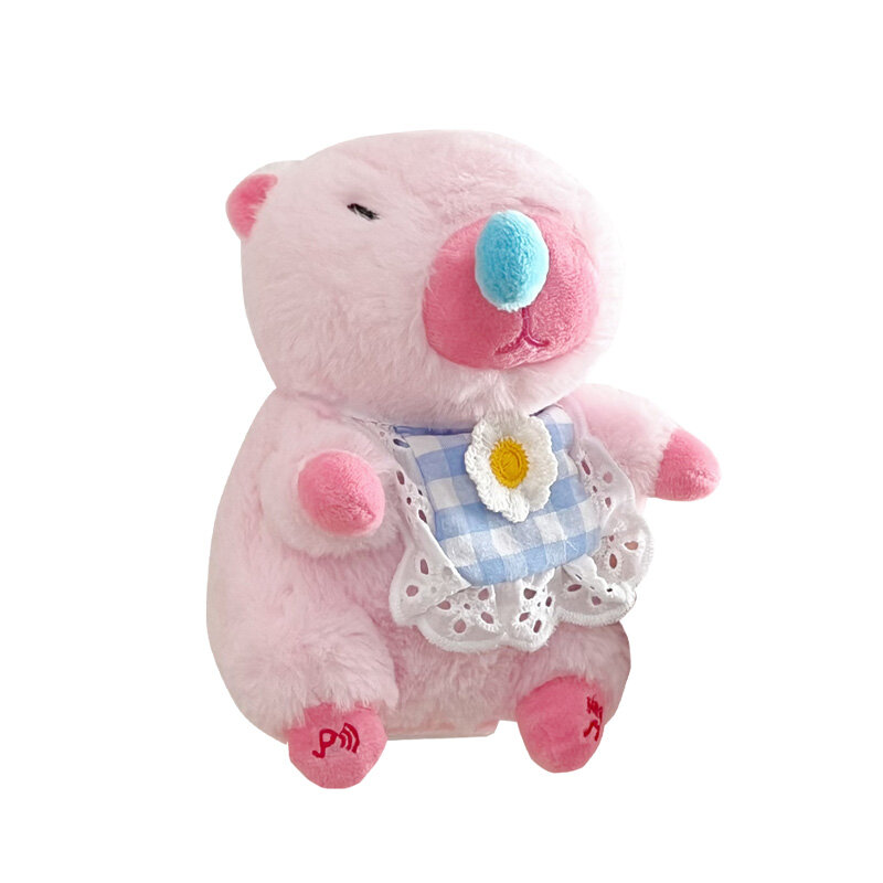 Плюшевая игрушка унисекс AOAOXIONG Поющая электрическая капибара, 15CM EU