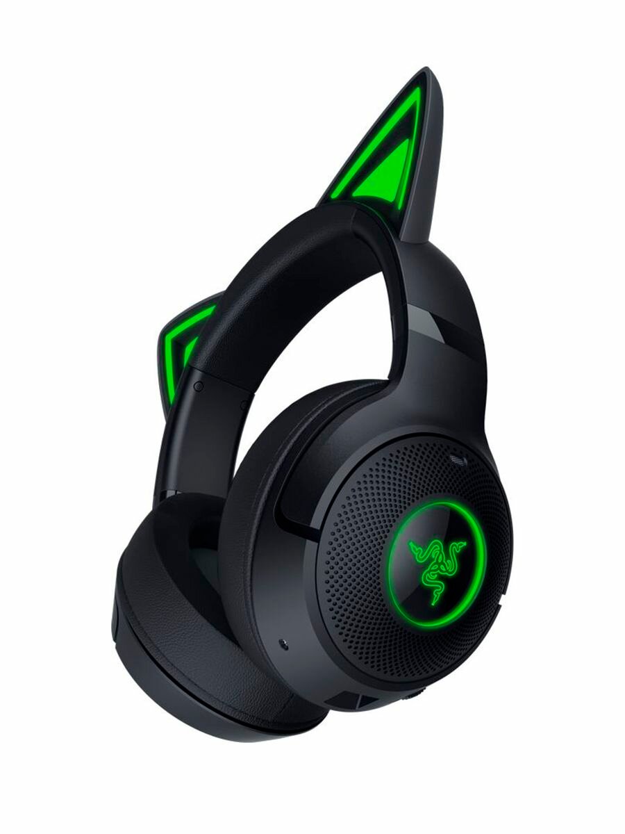 Razer Kraken Kitty V2 BT - Black USB Type-C Игровые беспроводные наушники, с микрофоном, черные