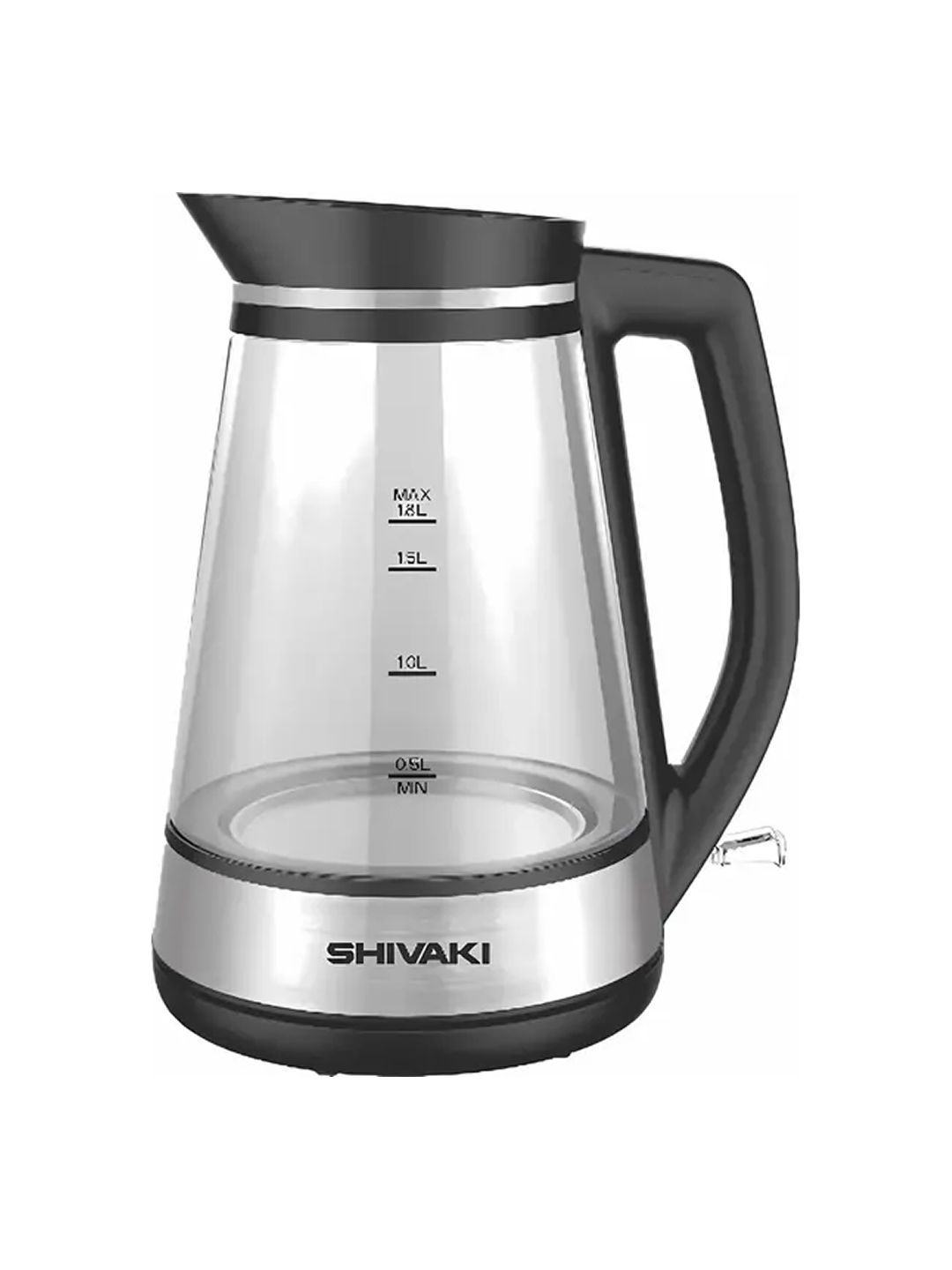Электрочайник Shivaki SH-KE-5816B, серебристый Мощность: 2200 Вт Объем: 1,8 л