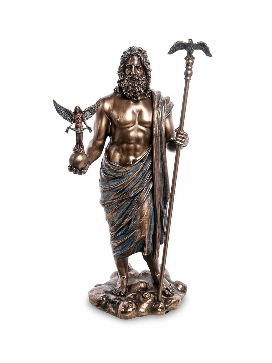 Статуэтка Зевс Громовержец, 30.5*10*13.5 см, материал полистоун — фото 1