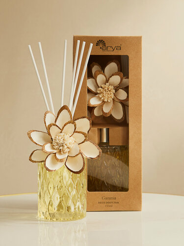 Изображение товара Диффузор ароматический для дома Arya Home Gazania с палочками, цветочный аромат, 150мл