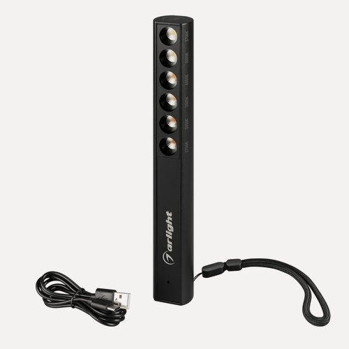 Изображение товара Светильник SP-ARTE-SIX-L227-3W Day4000-MIX (BK, 32 deg, 5V, 1A) (Arlight, IP20 Металл, 2 года) 041448