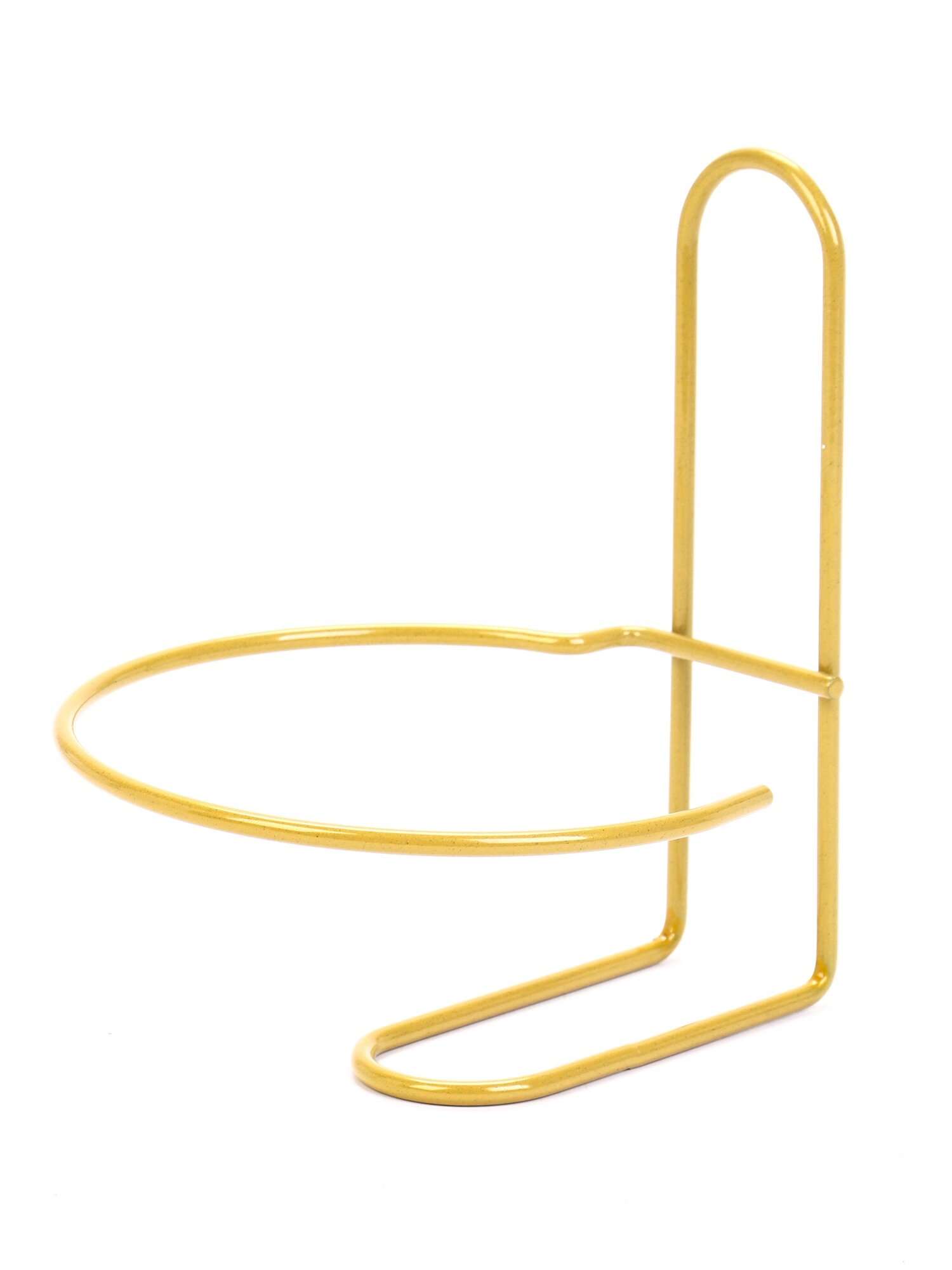 Подвес для кашпо «Одиночка», d=16 см, настенный, золотистый