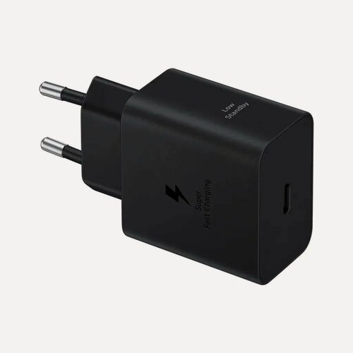 Изображение товара Сетевое зарядное устройство Samsung EP-T4511XBEGEU, USB-C, USB-C, 45Вт, 3A, черный