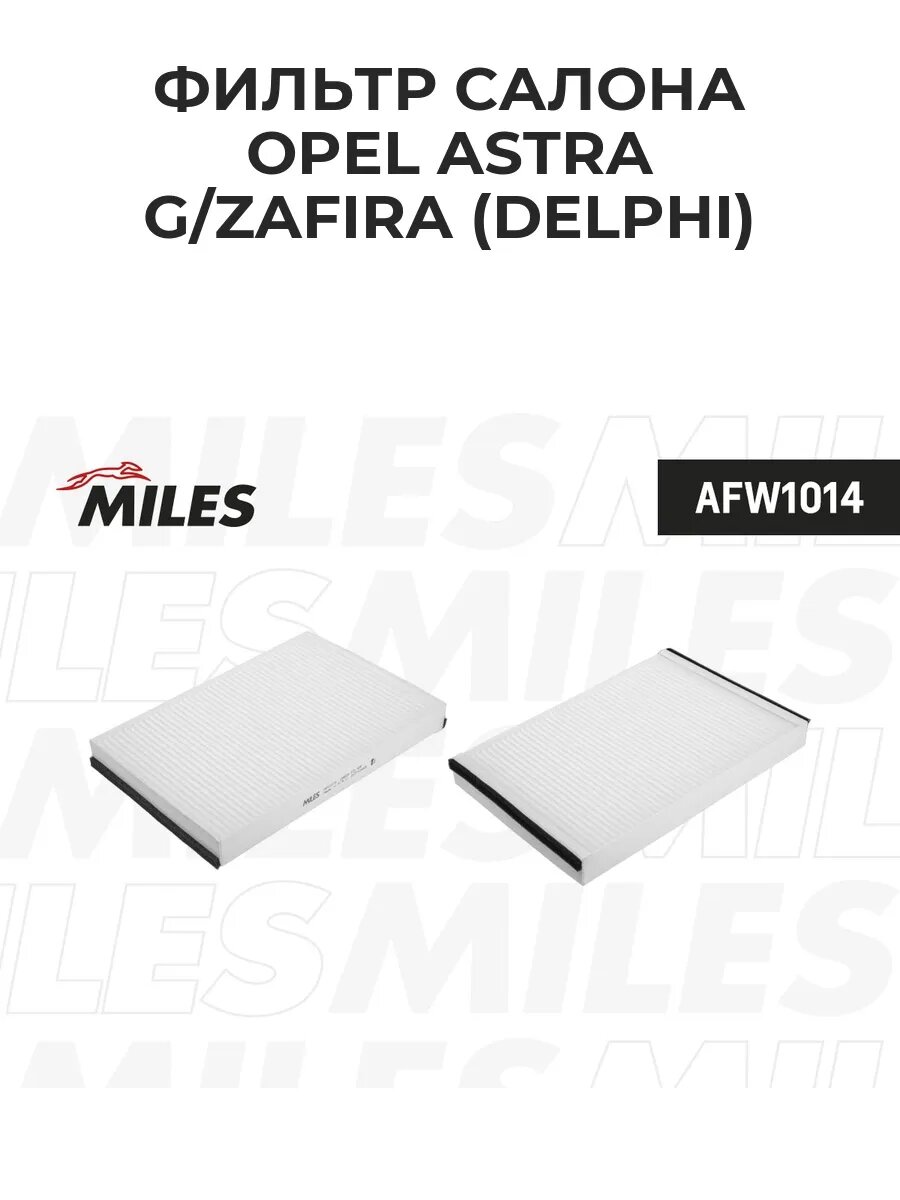Фильтр салона OPEL ASTRA G/ZAFIRA (DELPHI) (FILTRON K1014.