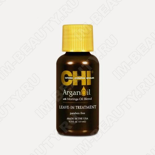 Изображение товара Масло для волос CHI ARGAN OIL, аргановое, для сухих и поврежденных волос, 15мл