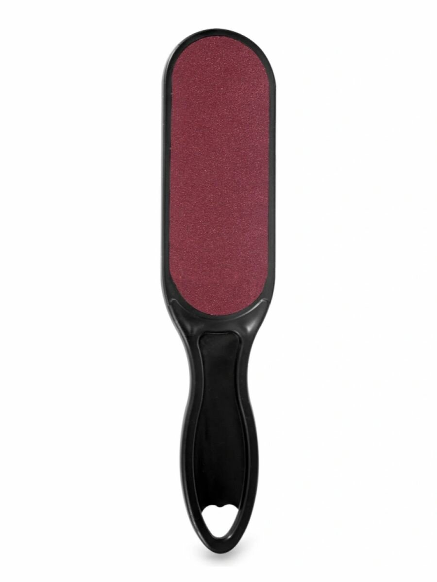 Domix Green Professional Тёрка абразивная педикюрная двусторонняя чёрная