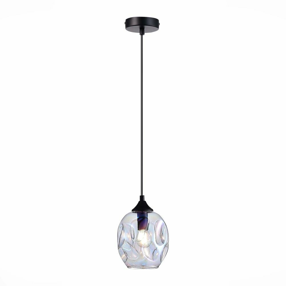 SL1188.403.01 Подвес ST-Luce Черный/Радужный E14 1*40W.