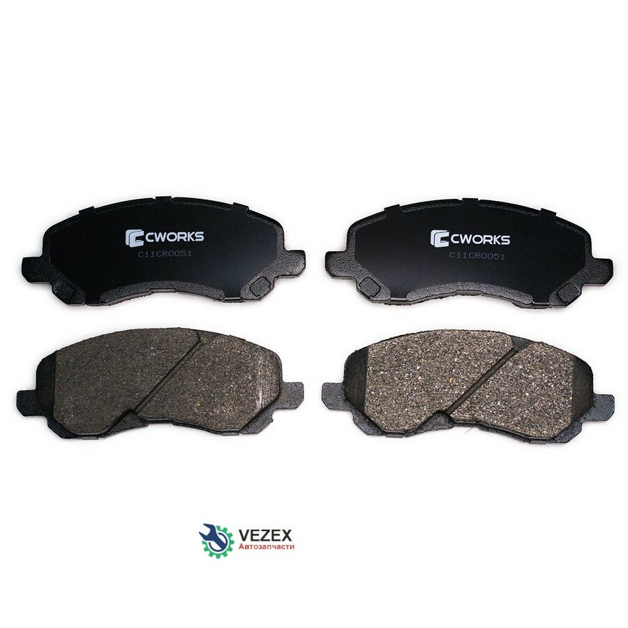 CWORKS C11CR0051 Колодки тормозные дисковые