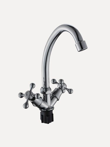 Изображение товара Смеситель для кухни Эверест B49-340M, высокий поворотный излив, хром, керамическая кран-букса