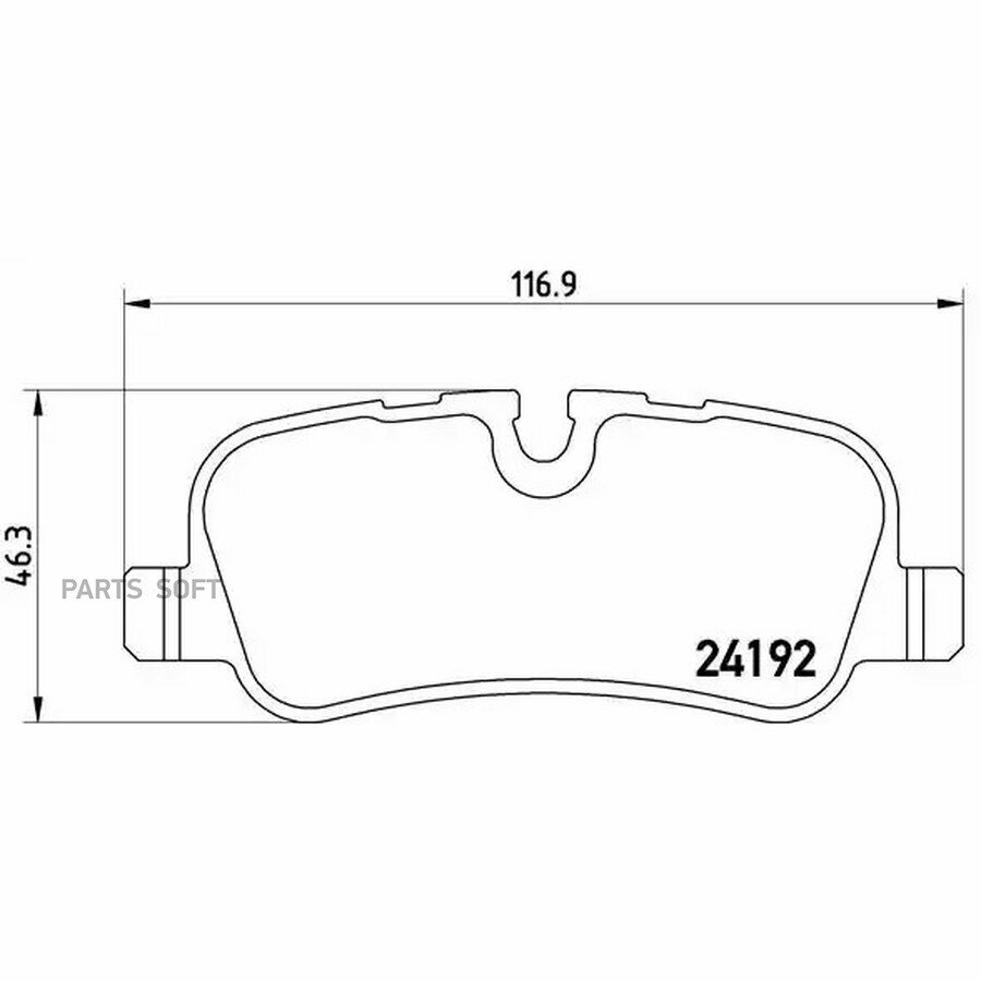 BREMBO P44013 P 44 013 P44013 1159 00=FDB1613! колодки дисковые з.\LandRover Discovery/Range Rover 4.4i V8/2.7TD V6 04>