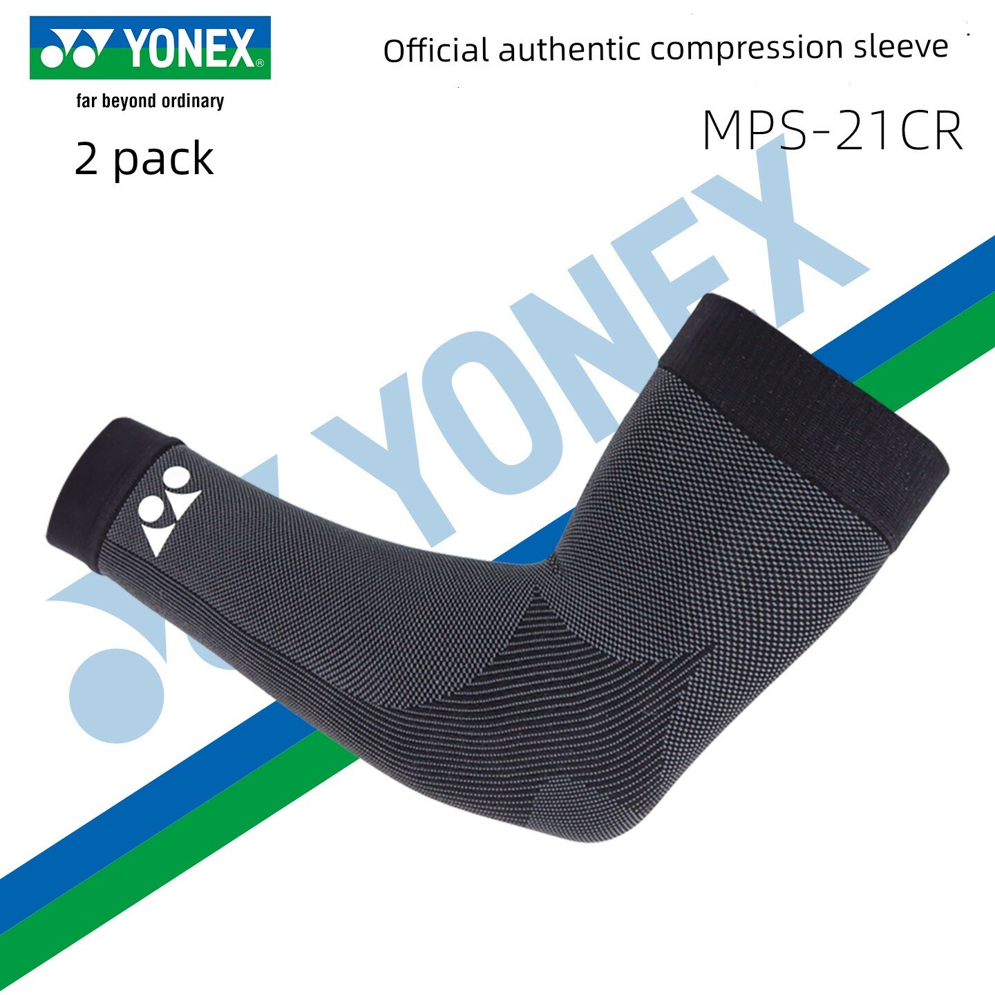 YONEX MPS-21CR вязаные наручники для бадминтона, пара для бадминтона, тенниса и баскетбола