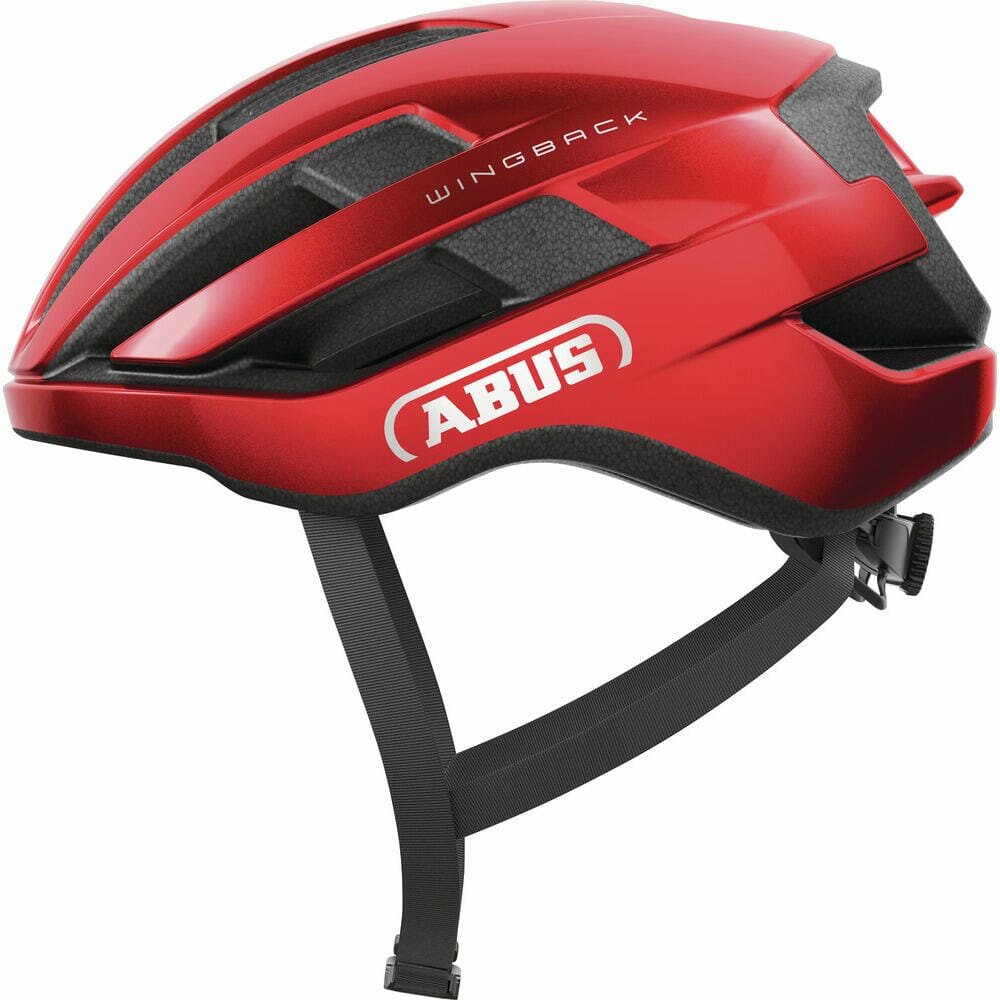 DECATHLON шлем защитный ABUS WingBack, красный, размер S/51-55 см