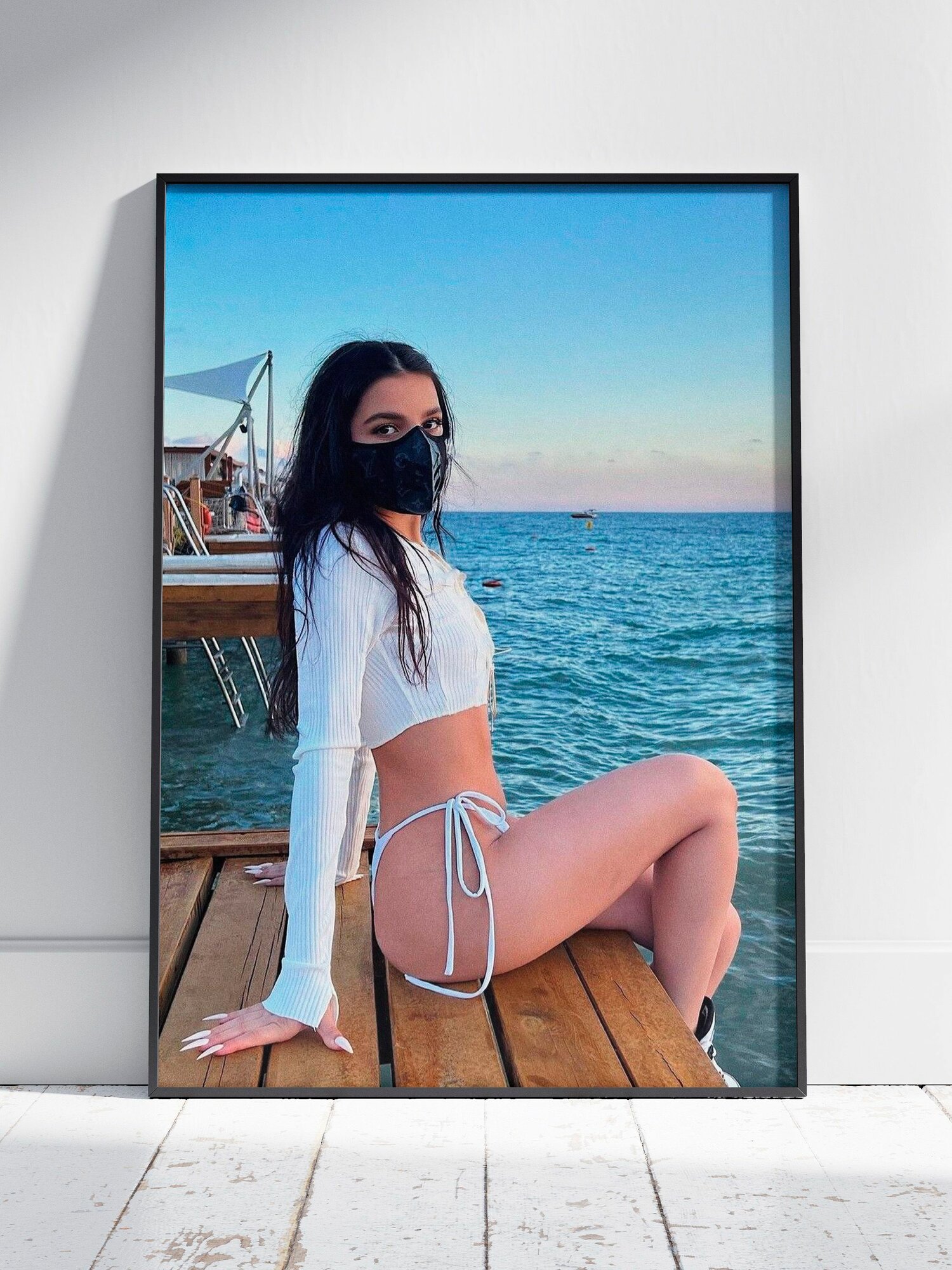 Плакат на стену для интерьера Амина Тендерлибае (Tenderlybae 26) - Постер по медиа и интернет звезде формата A3 (30x42 см)